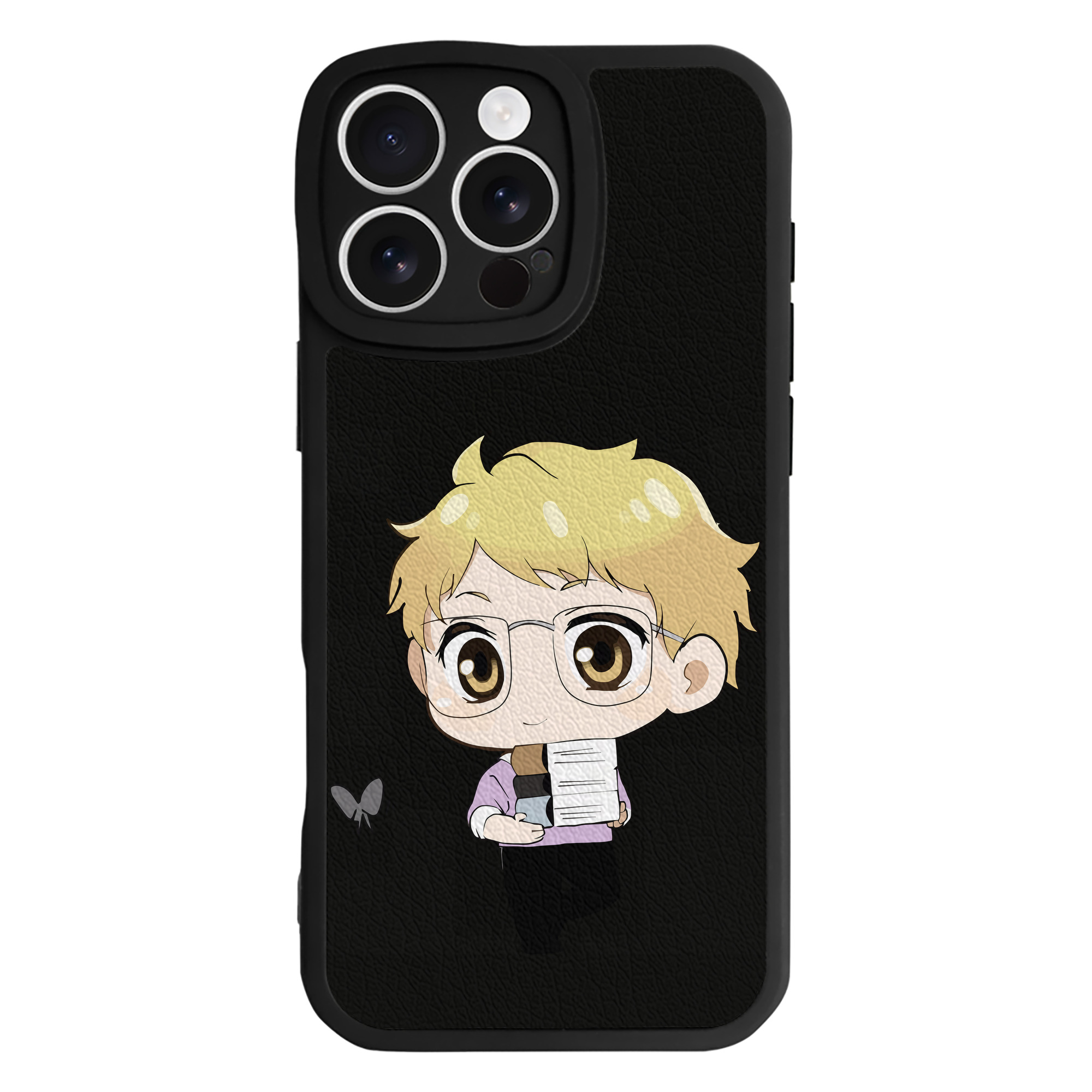 （画像用） ハイキュー!! Haikyu!! 【iPhone 16シリーズ対応】シリコンスマホケース（レザー調） 材質：シリコン